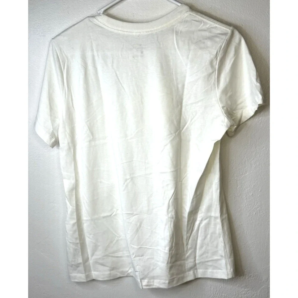 Nike Sportswear Fierce Women's M White Leopard Graphic T Shirt NWT DD1483 -3681
